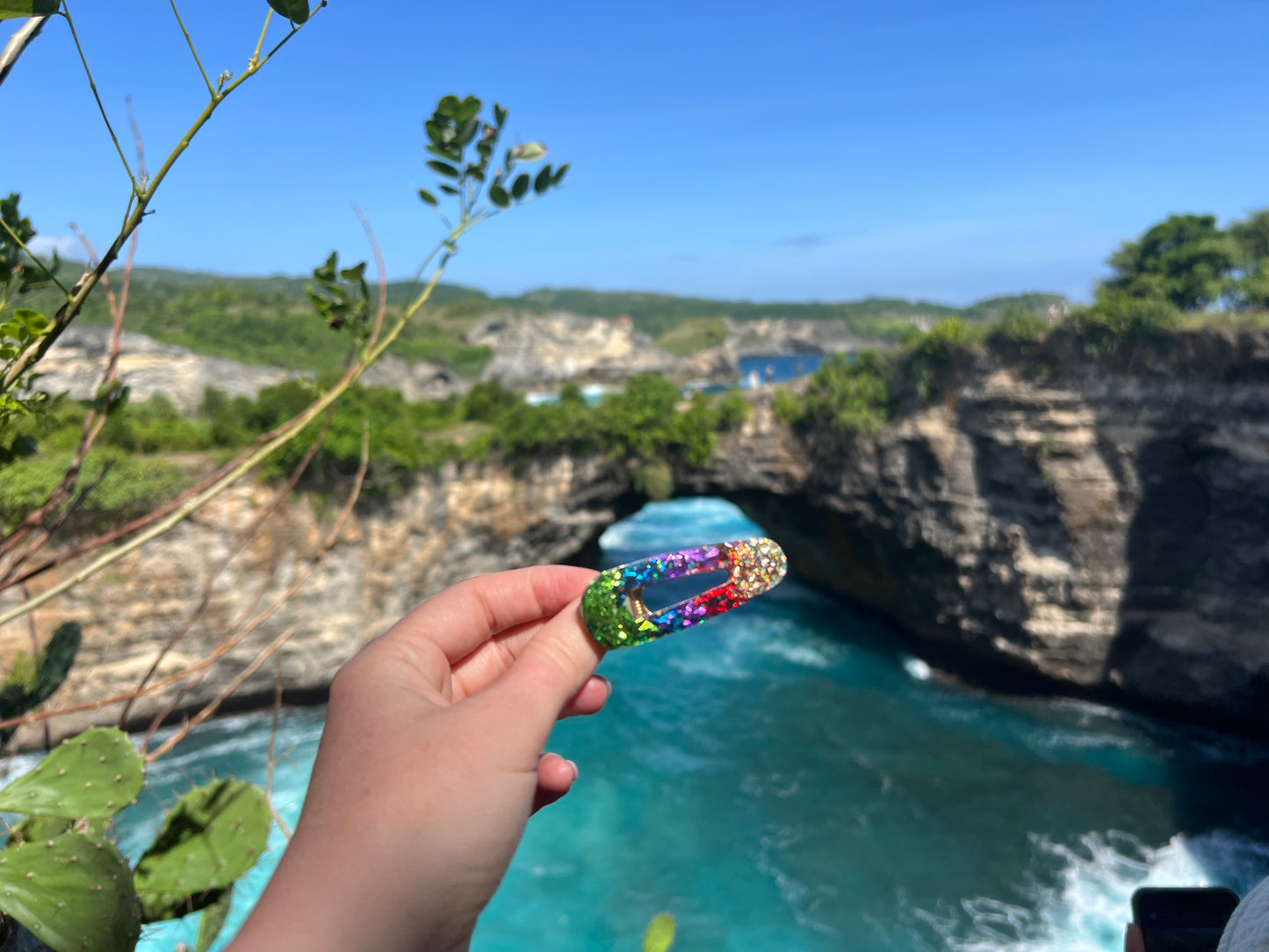 Glam Rainbow Barrette