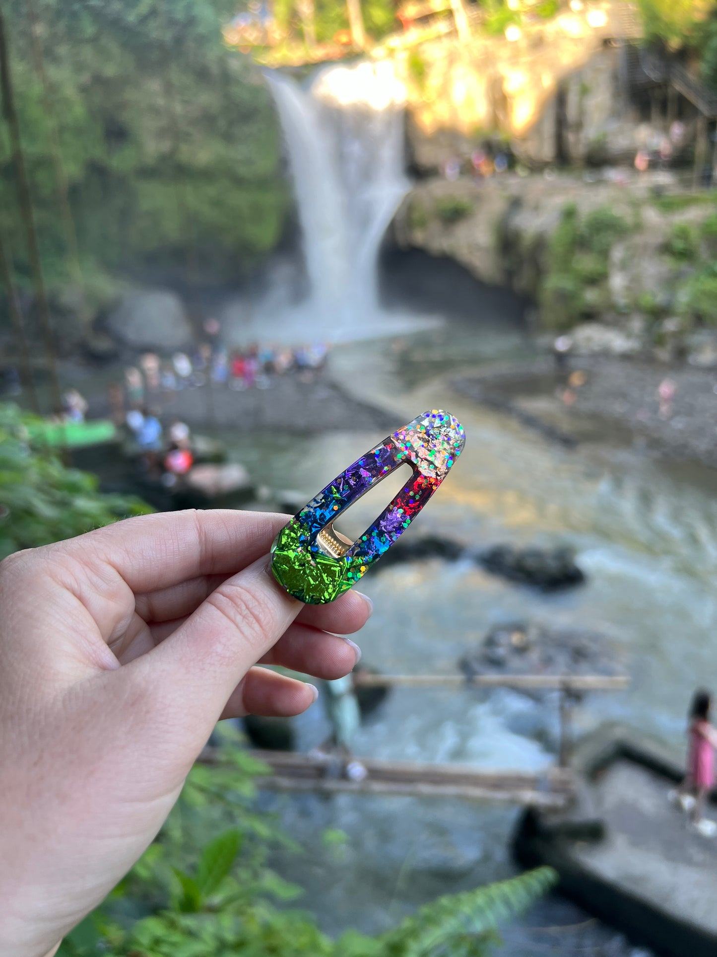 Glam Rainbow Barrette