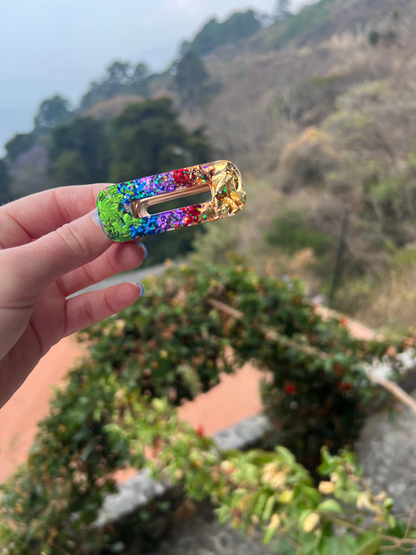 Glam Rainbow Barrette