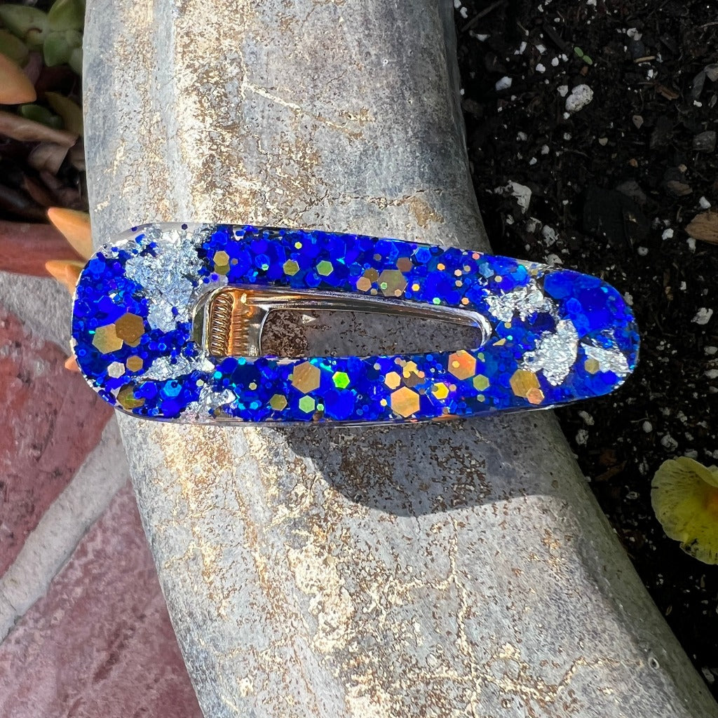 Hanukkah Gelt Glitter Glam Barrette